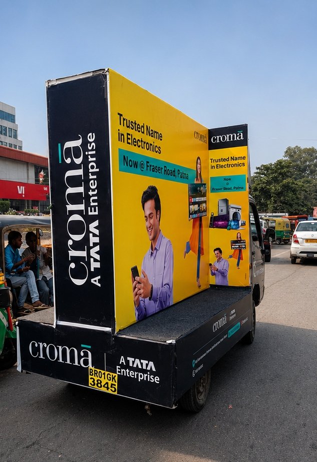 Croma Mobile Van wrap Patna